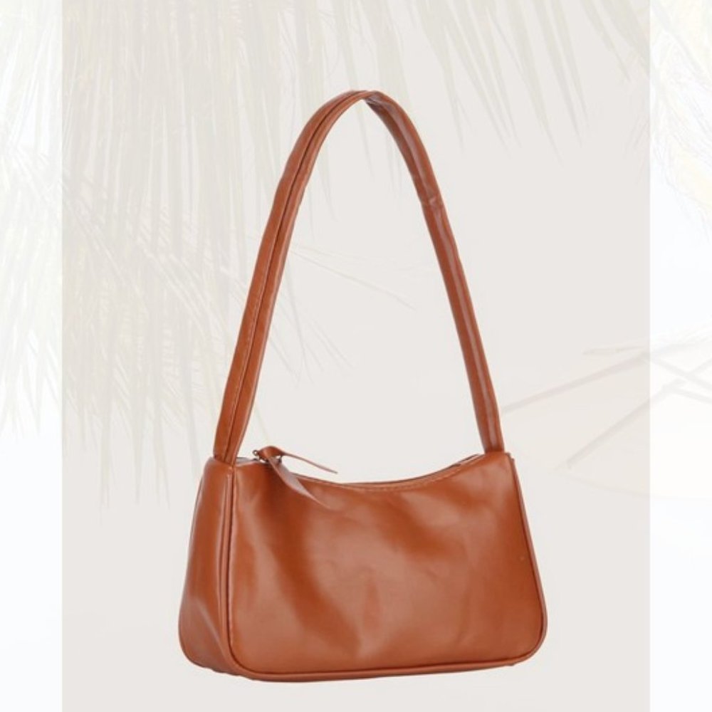 New Shoulder Bag Rust Brown 84